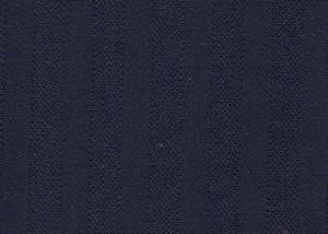 Navy Herringbone Style Self Stripe